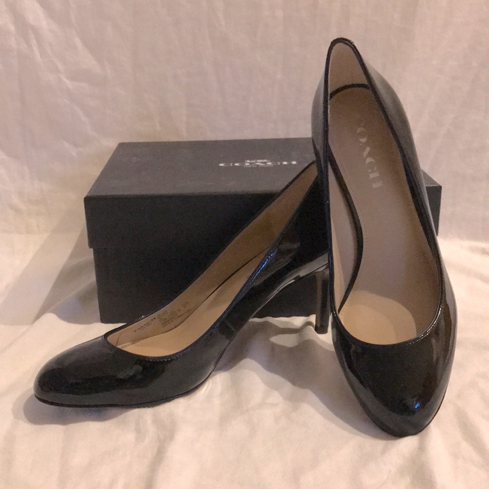 Black Coach Heels